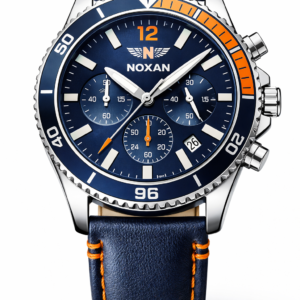 Blue Dial Luxury Watch With Stylish Blue Strap For Men