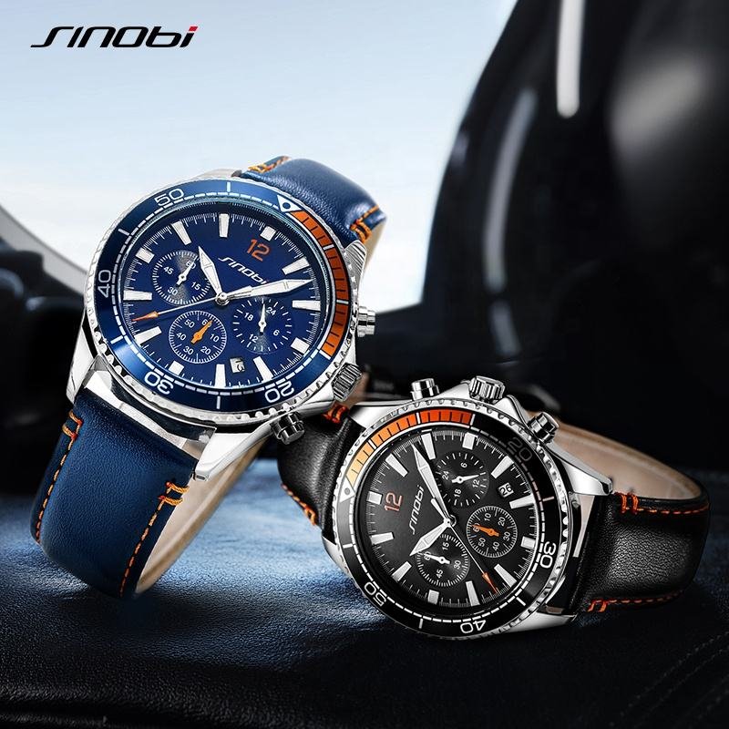 Blue Dial Luxury Watch With Stylish Blue Strap For Men - Image 3