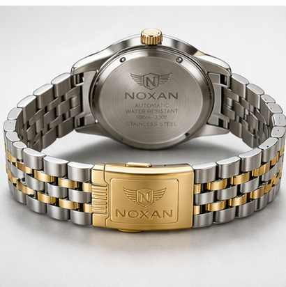 Men's Quartz Smart Watch Noxan Luxury Automatic Waterproof Watches Stainless Steel Trap - Image 5